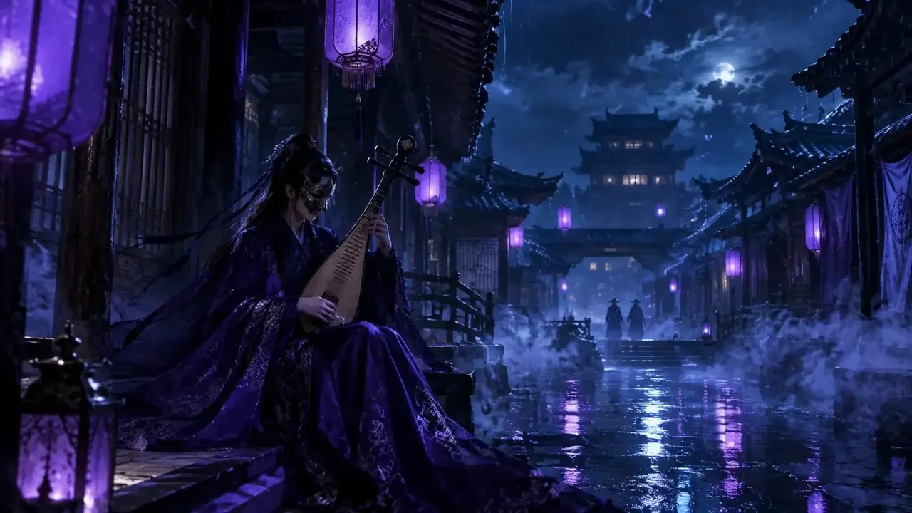 《九夜笙歌破长安》短剧横版剧照，古装题材热播推荐